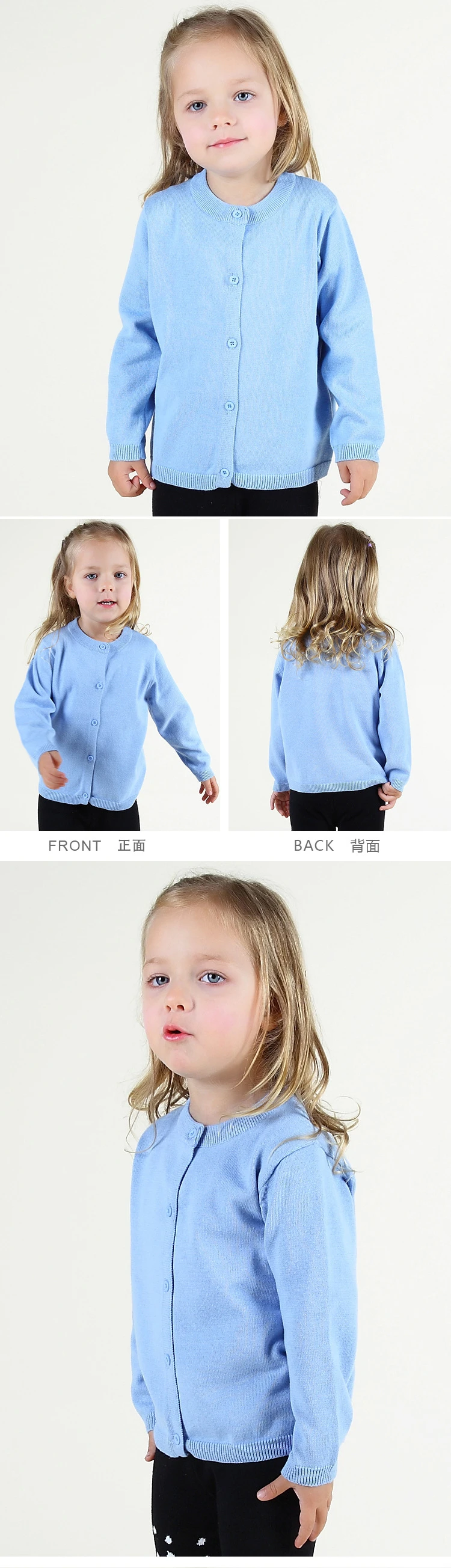 Girls Cardigan Boys Girls Knitted Cardigan Sweater Kid Spring Clothes Spring Cotton Sweater Top Baby Children Clothing Baby Boys