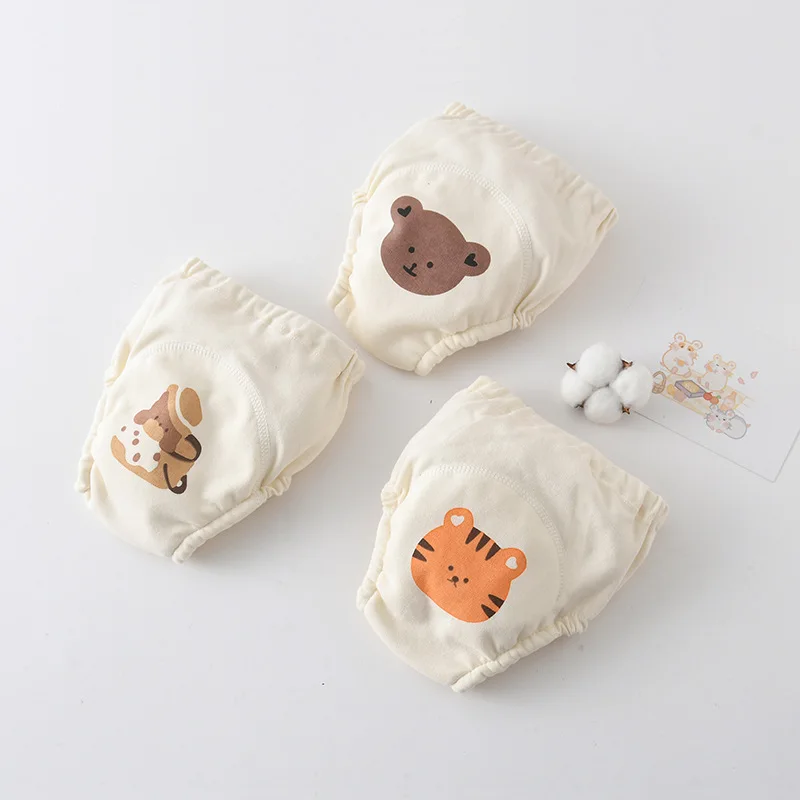 8pcs/6pcs Boy Potty Training Pants Breathable Absorbent Training Underwear Comfortable Underpants Potty Training Toilet Pants
