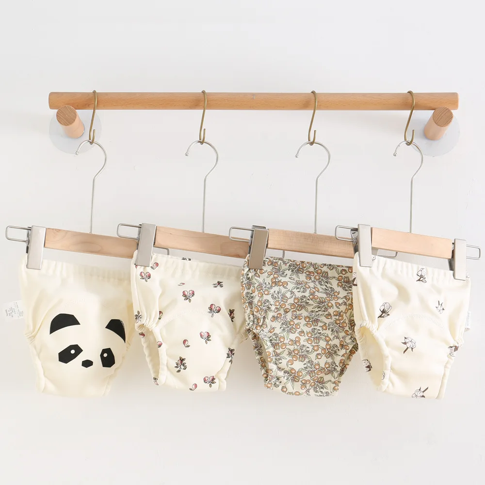 8pcs/6pcs Boy Potty Training Pants Breathable Absorbent Training Underwear Comfortable Underpants Potty Training Toilet Pants
