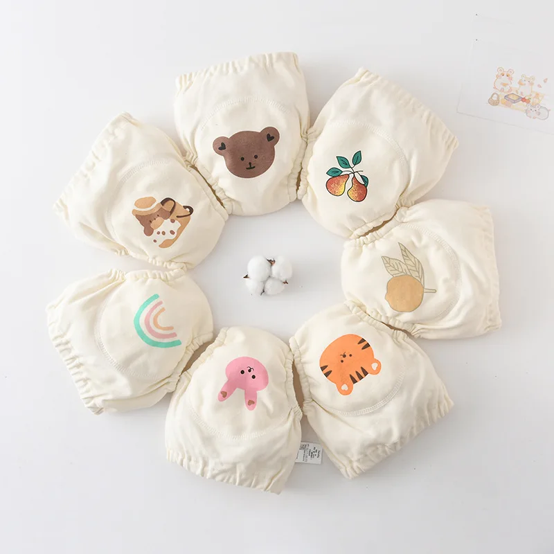 8pcs/6pcs Boy Potty Training Pants Breathable Absorbent Training Underwear Comfortable Underpants Potty Training Toilet Pants
