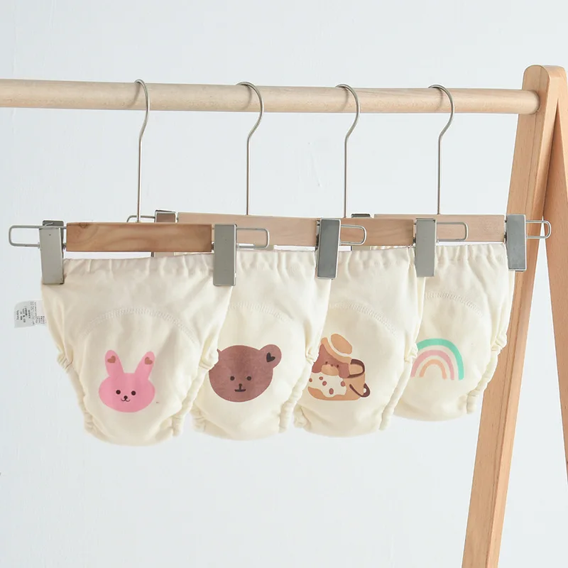 8pcs/6pcs Boy Potty Training Pants Breathable Absorbent Training Underwear Comfortable Underpants Potty Training Toilet Pants