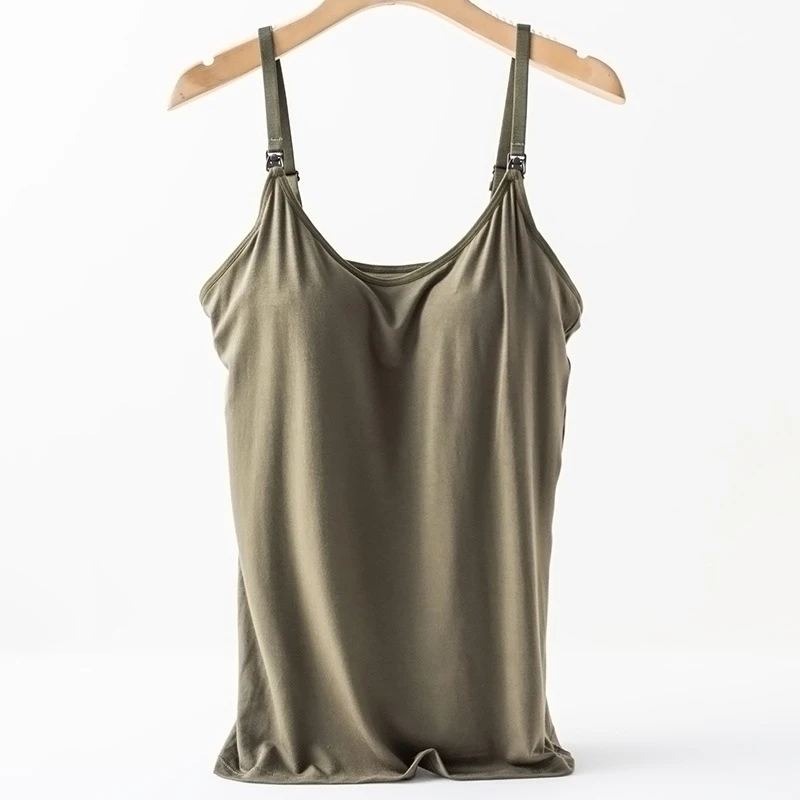 2024 Women Maternity Summer Nursing Tank tops Vest Female Breastfeeding Pregnancy Sling Vest Maternity Clothing