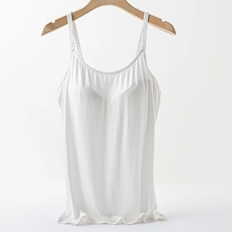 2024 Women Maternity Summer Nursing Tank tops Vest Female Breastfeeding Pregnancy Sling Vest Maternity Clothing