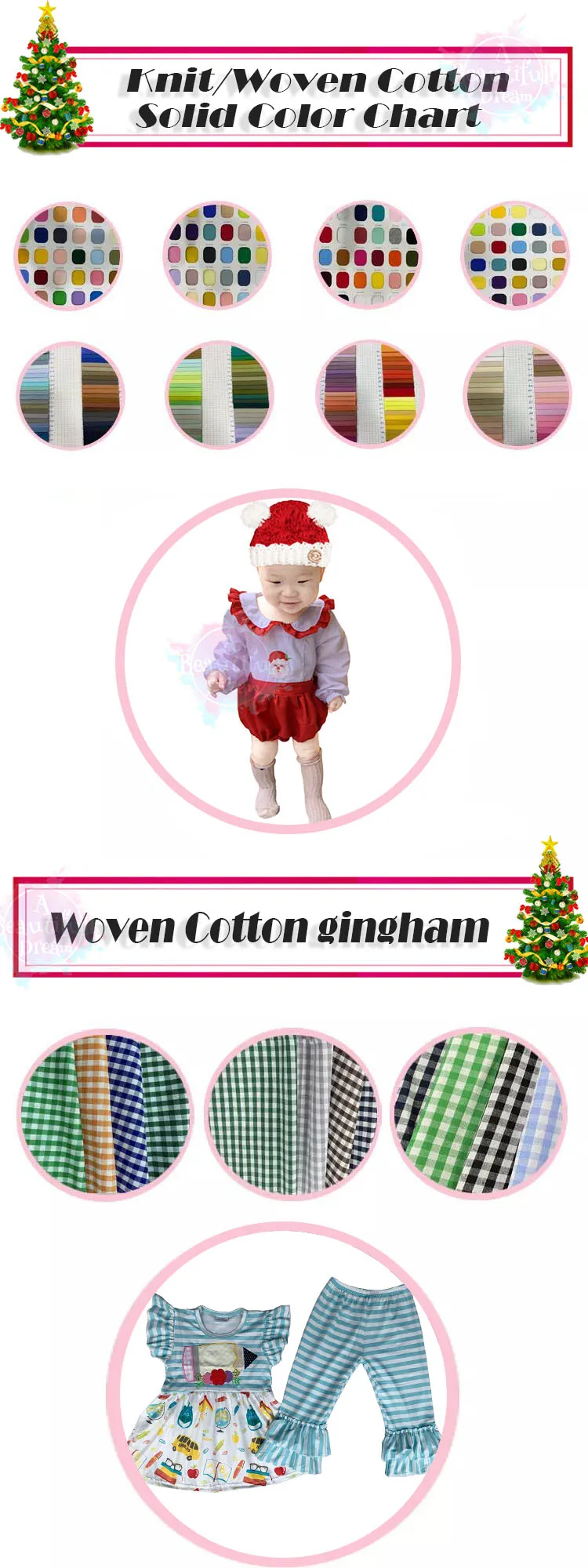 Wholesale Kids Pyjamas Christmas Girls Heart Pocket Pajama Set Boys Set Santa Children Sleepwear