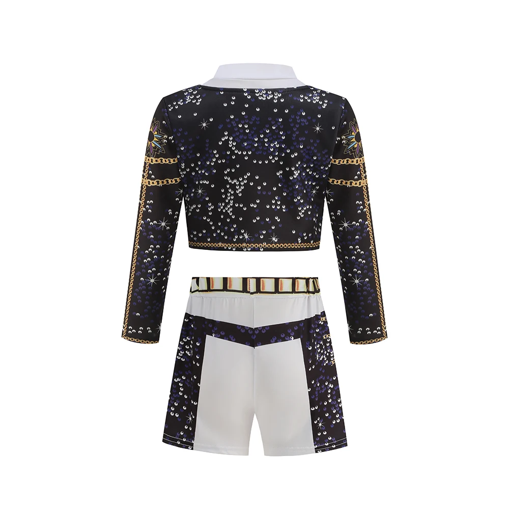 Girl Cosplay Pop Singer Costume Fashion Clothes Girls Stage Performance Dress Up Uniform Children Show Party Costumes