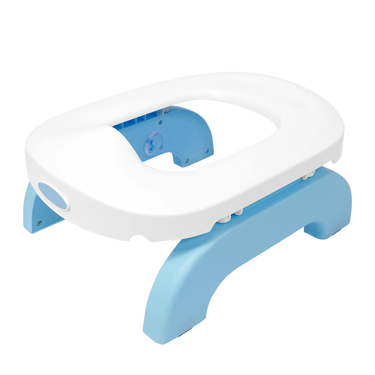 Portable Potty Seat for Toddler Foldable Travel Potty Training Toilet Seat，2-in-1 Go Portable Potty with Travel Bag