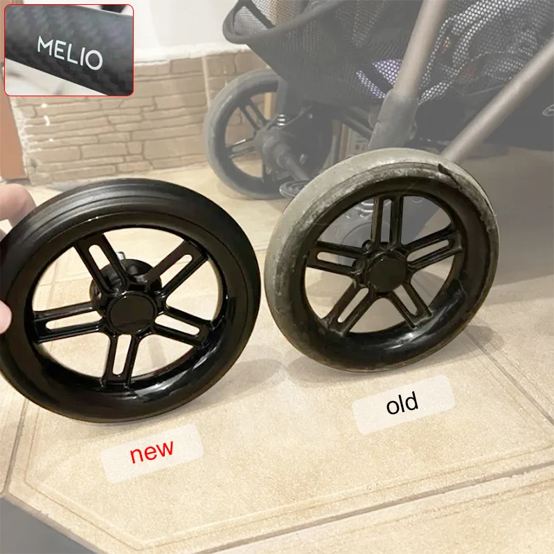 ONLY Melio 17CM Front Or Rear Wheel For Cybex Melio 2/3/Carbon/Pro Series Buggy Accessories Other Stroller Are NOT Compatible!!!