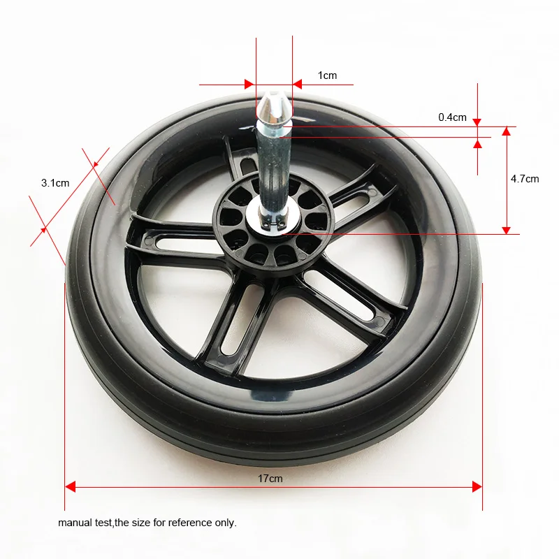 ONLY Melio 17CM Front Or Rear Wheel For Cybex Melio 2/3/Carbon/Pro Series Buggy Accessories Other Stroller Are NOT Compatible!!!
