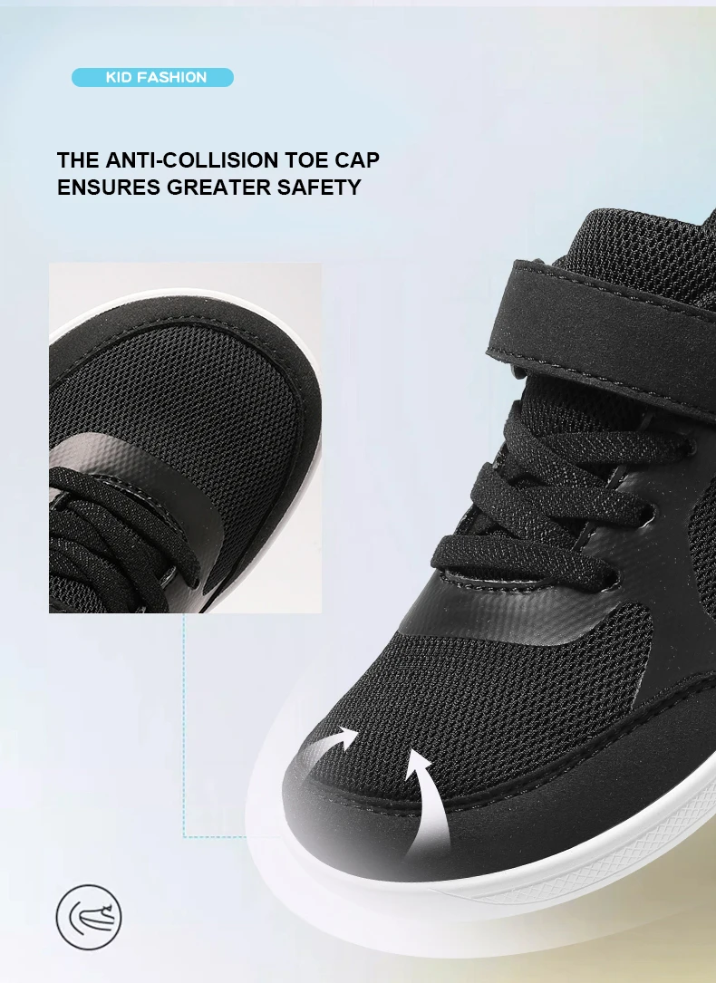 Outdoor Mesh Children's Boys Girls Sneakers Kids Wide Barefoot Splay Shoes For Toddler Walking Flat Students Tennis
