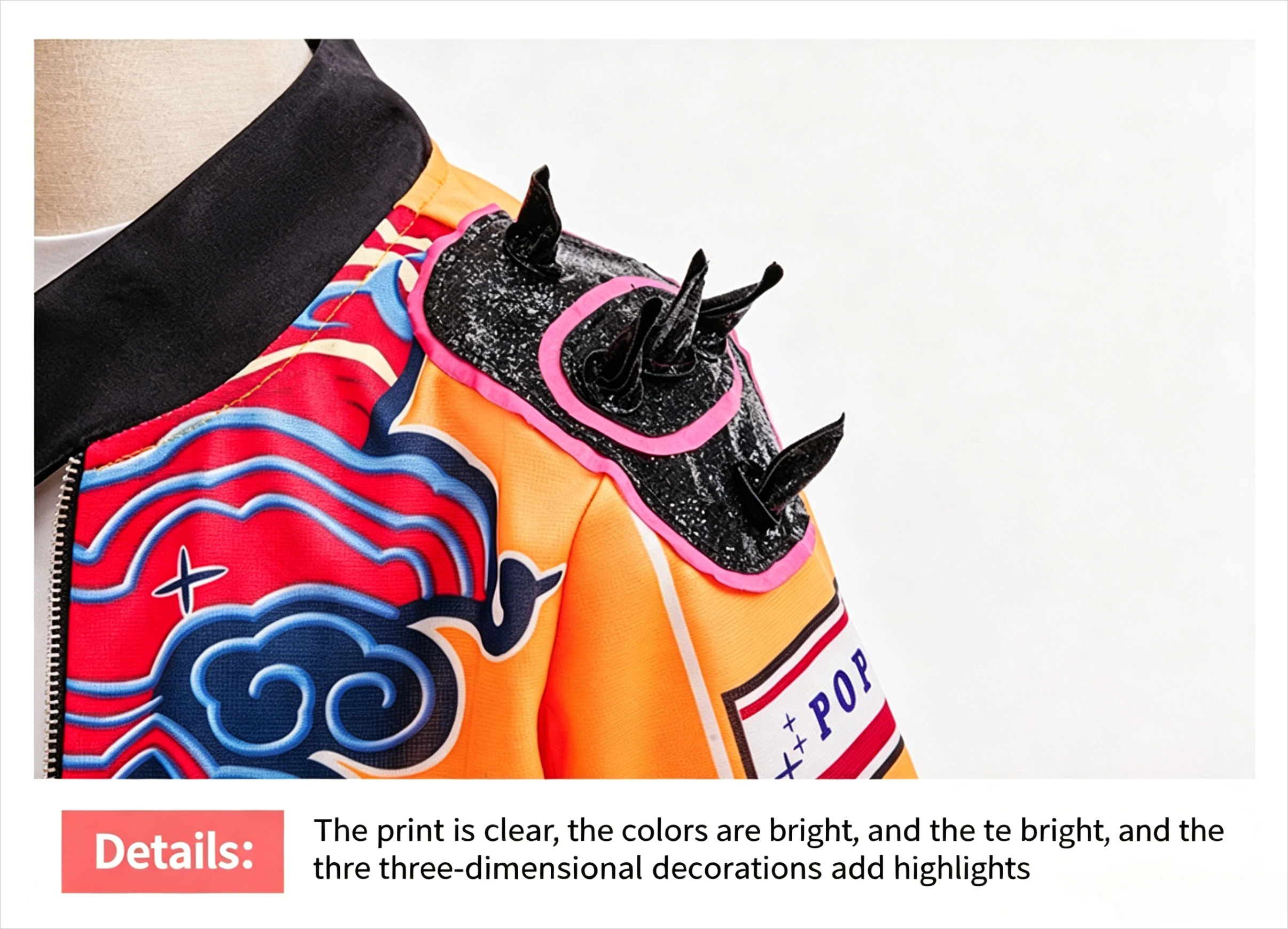 Girls Street Style Cosplay Costume Set 3D Printed Cropped Jacket Shorts For Halloween Birthday Party Role Play