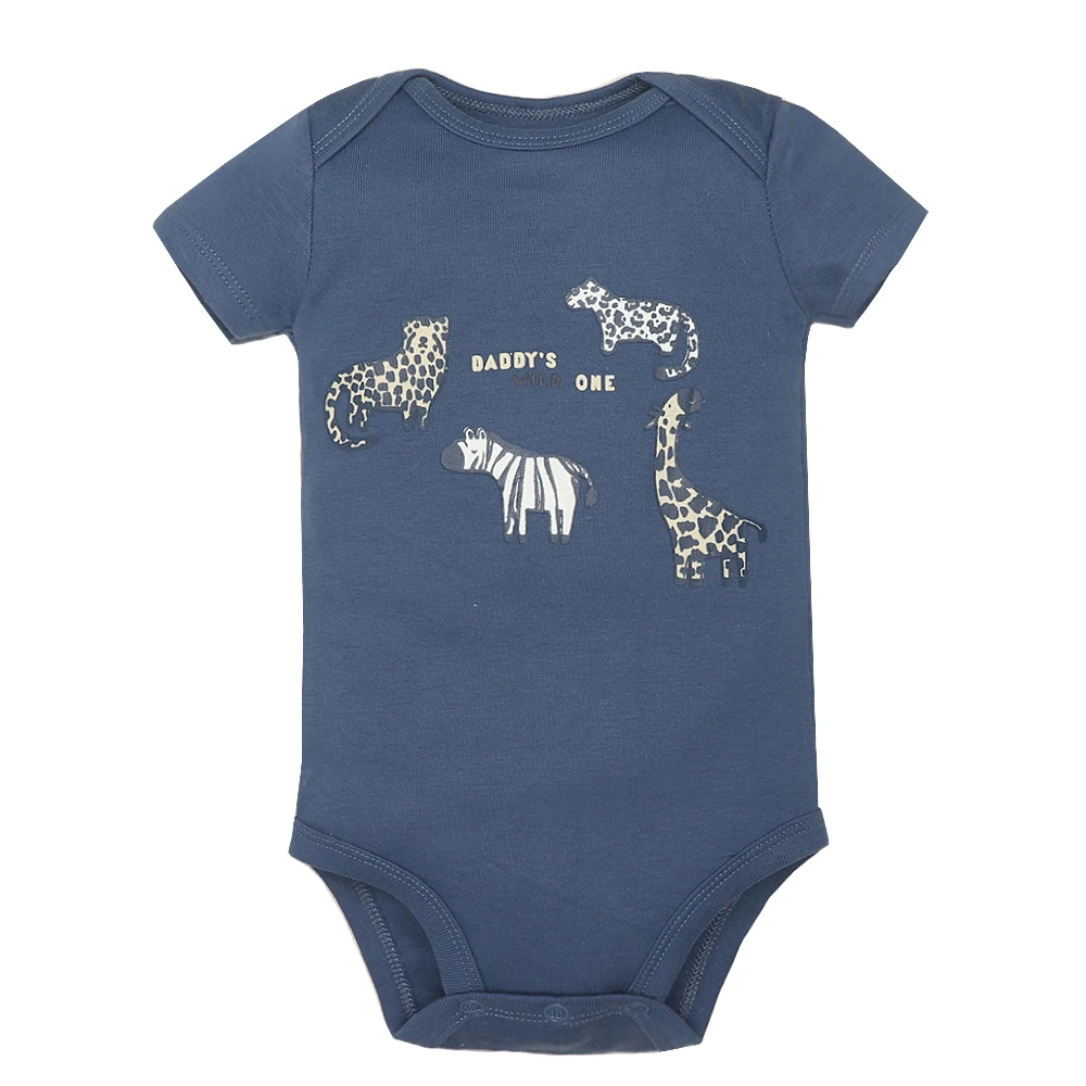 Newborn Boys Romper 2024 New Summer Cotton Baby Jumpsuit Infant Soft Baby 5 Pieces Cartoon Baby Boy Clothes 0 to 24 Months