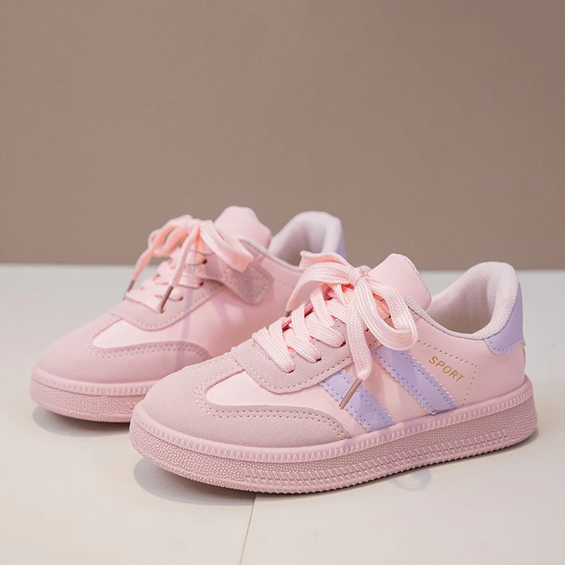 Children's Board Shoes Boys Sneakers 3-18 Years Old Khaki Boys Girls Single Shoes Four Seasons Non-slip Kids De Training Shoes