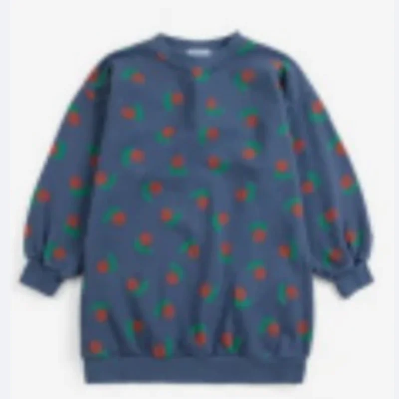Children's AW26 Autumn/Winter New Printed Girl Cute Long Sleeve Princess Dress Fashion Dress