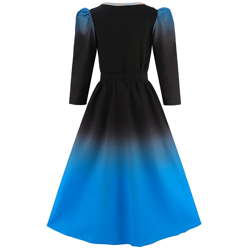 2026 Girls Heir Blue Top + SkirtPants Devil's Wonderland Halloween Fancy Dress Outfit Kids Carnival Birthday Party Clothes Girls