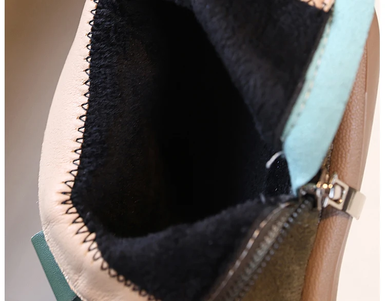 Autumn Winter Baby Boys Girls Boots Oxford Suede Children Casual Shoes Outdoor Anti-slip Infant Shoes Plush Kids Ankle Boots