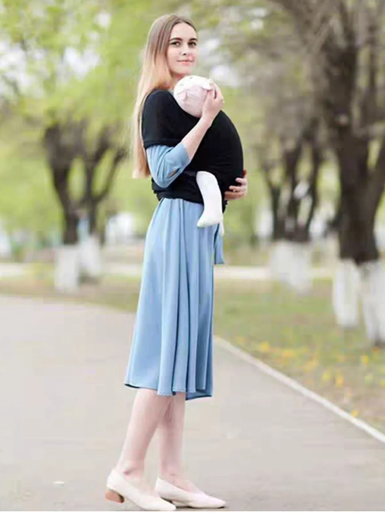 High-Quality Breathable Ergonomic Baby Wrap Carrier Portable Infant Slings Comfortable Baby Wrap Baby Carrier Baby Wrap Strap