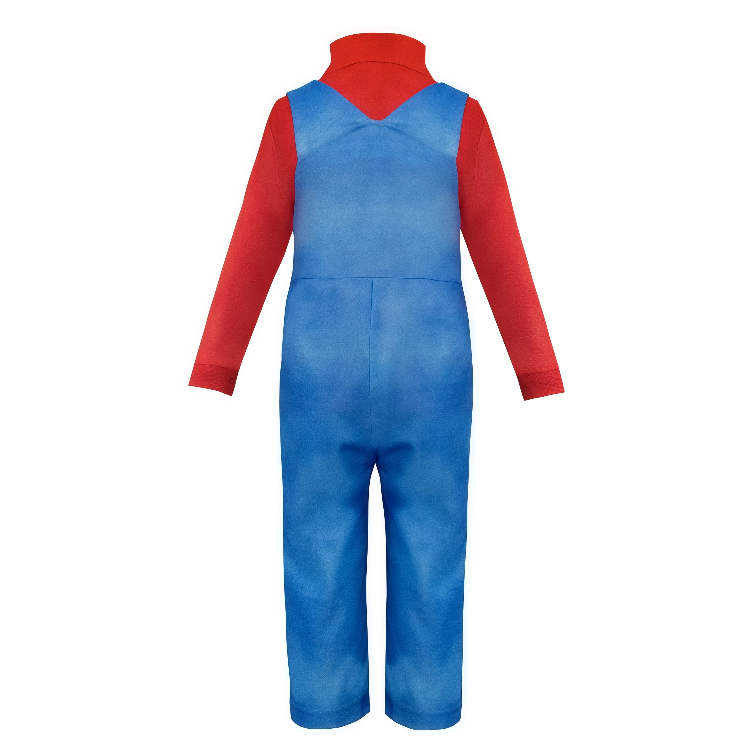 Anime Luigi Bros Game Cosplay Costume Boys Shirt Overall With Accessories For Kids Halloween Birthday Party Performance Outfits