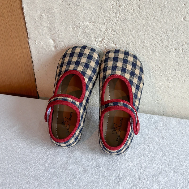 Toddler Girls Toddler Girls Plaid Bow Mary Jane Shoes , Wedding Casual Dress Clothing Multi-Style Seasonal Shoes