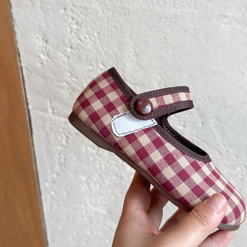 Toddler Girls Toddler Girls Plaid Bow Mary Jane Shoes , Wedding Casual Dress Clothing Multi-Style Seasonal Shoes
