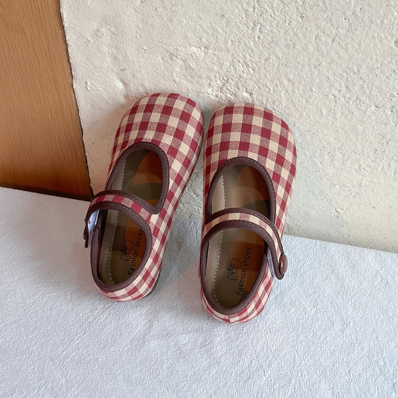 Toddler Girls Toddler Girls Plaid Bow Mary Jane Shoes , Wedding Casual Dress Clothing Multi-Style Seasonal Shoes