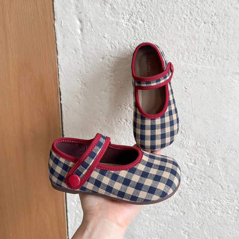 Toddler Girls Toddler Girls Plaid Bow Mary Jane Shoes , Wedding Casual Dress Clothing Multi-Style Seasonal Shoes