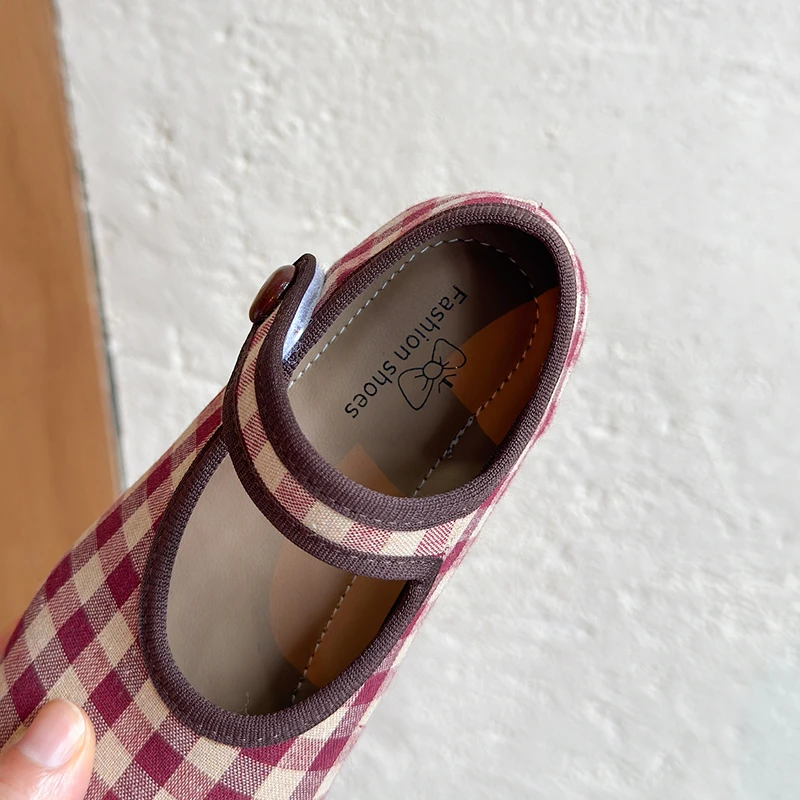 Toddler Girls Toddler Girls Plaid Bow Mary Jane Shoes , Wedding Casual Dress Clothing Multi-Style Seasonal Shoes