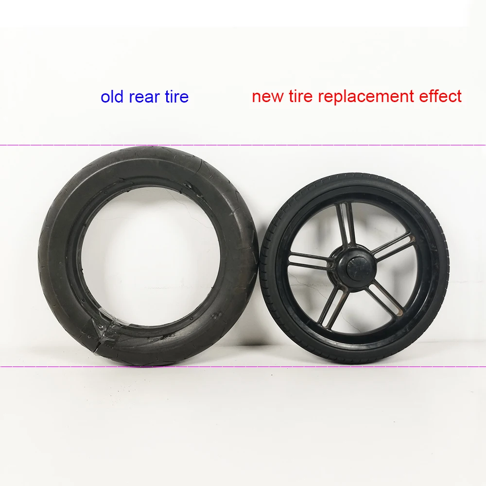 Stroller Tire For Concord NEO Rear Wheel Custom PU Tubeless Tyre Cover With Tread Baby Buggy Replacement Accessories