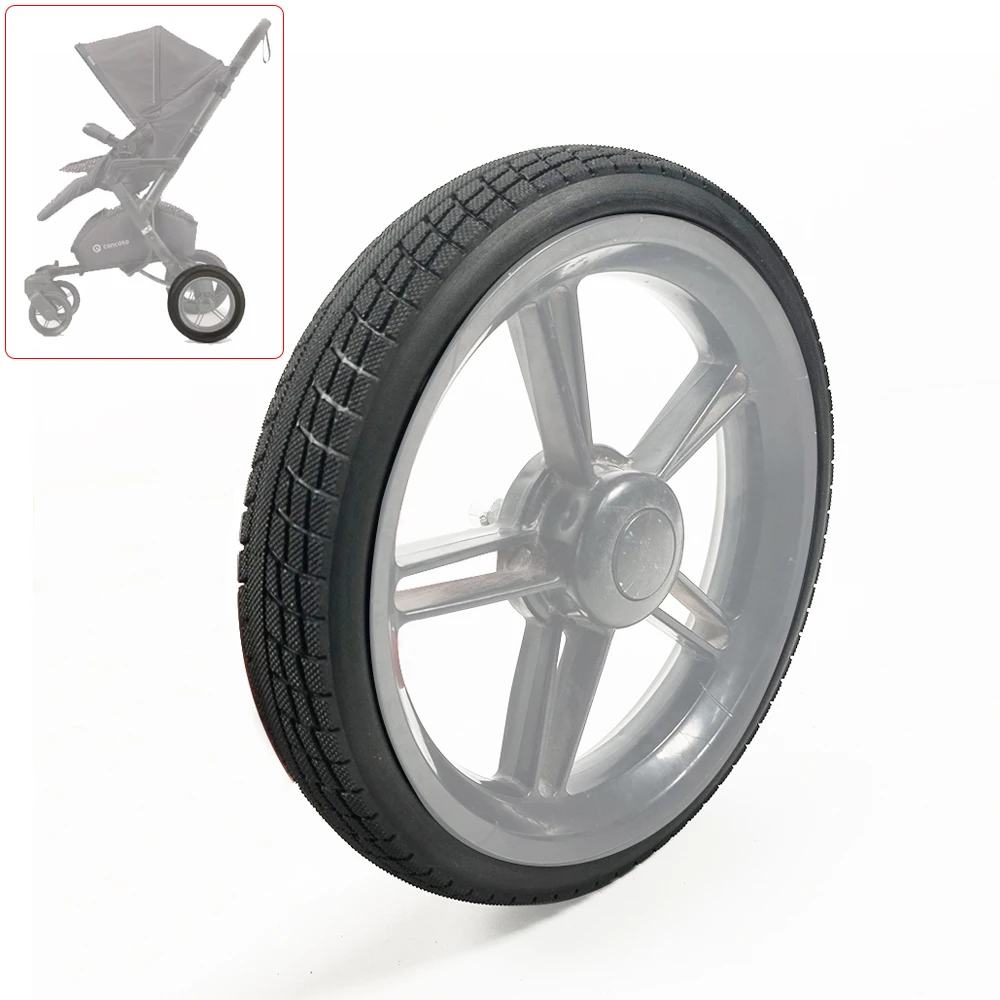 Stroller Tire For Concord NEO Rear Wheel Custom PU Tubeless Tyre Cover With Tread Baby Buggy Replacement Accessories