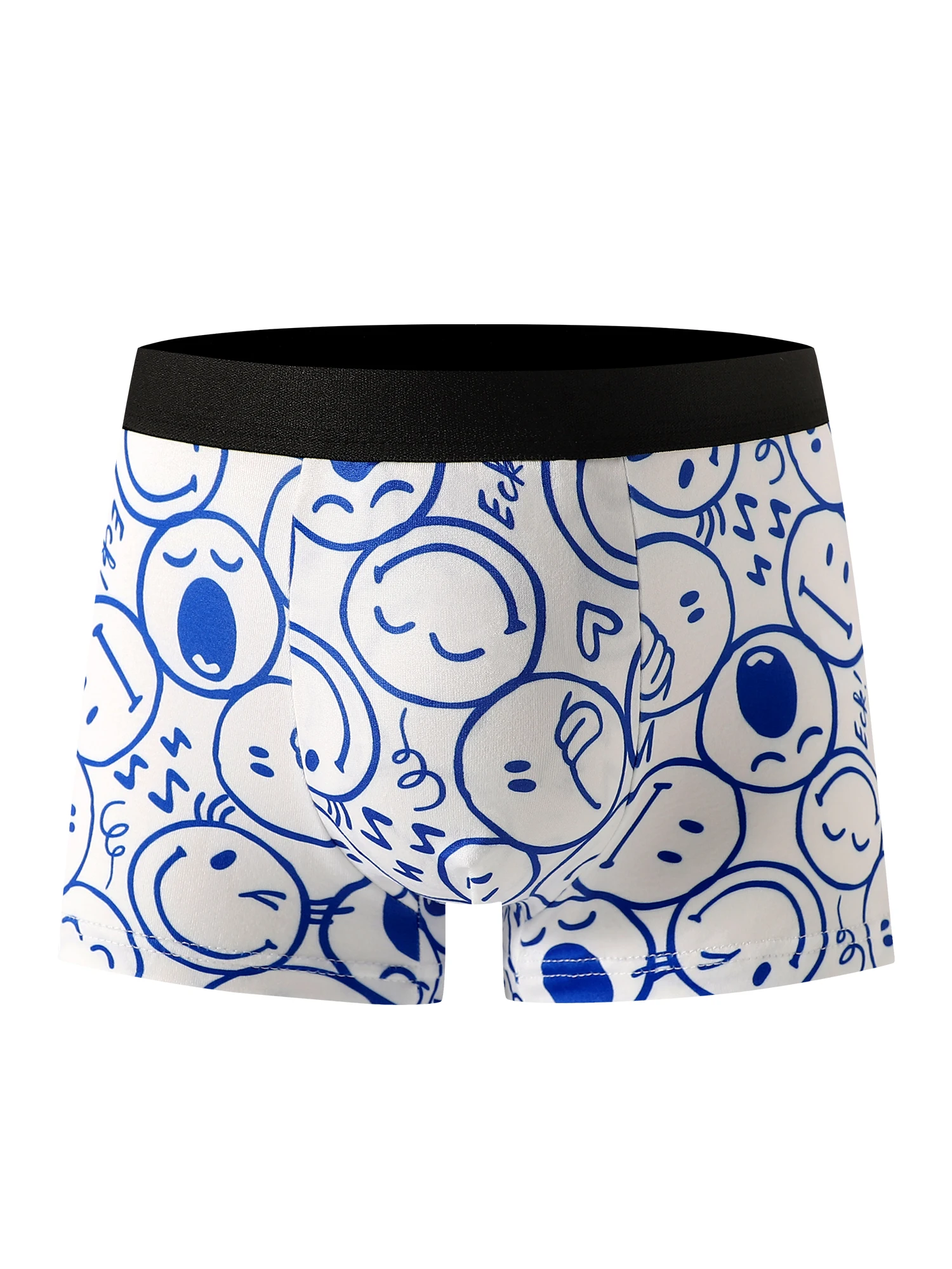 7-Piece Mixed Set of Boys' Boxer Briefs with Prints, Comfortable and Soft for Home Wear, Cute Student Underwear Suitable for Ages 4-12
