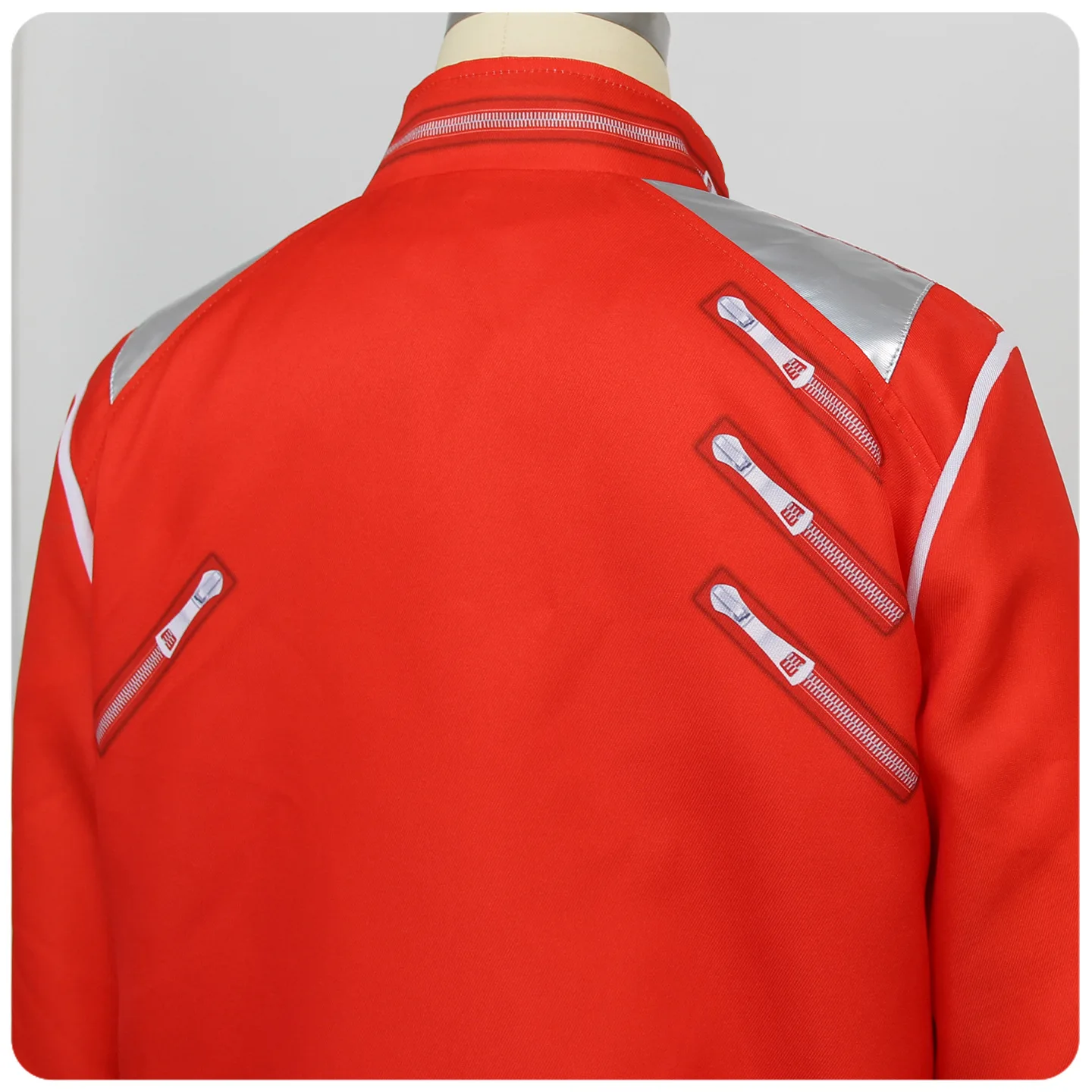 Boys Moonwalk Red Jacket Costume Set Piano Print T Shirt Black Pants For Kids Stage Show Halloween Singer Cosplay Outfit