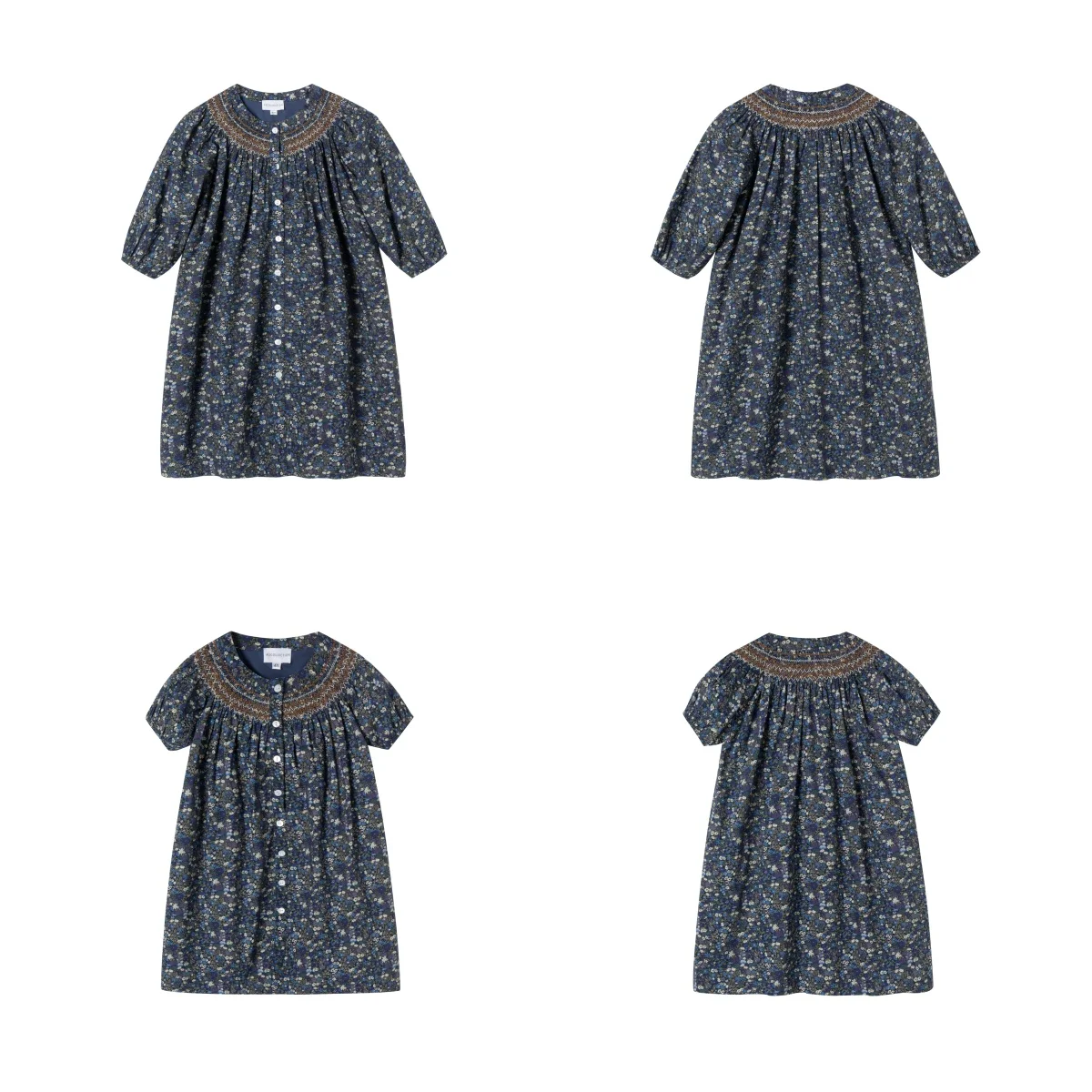 AS 2026SS Boutique Eden Collection Girls Floral Smocked Dresses Skirts Boys White Shirt Navy Shorts