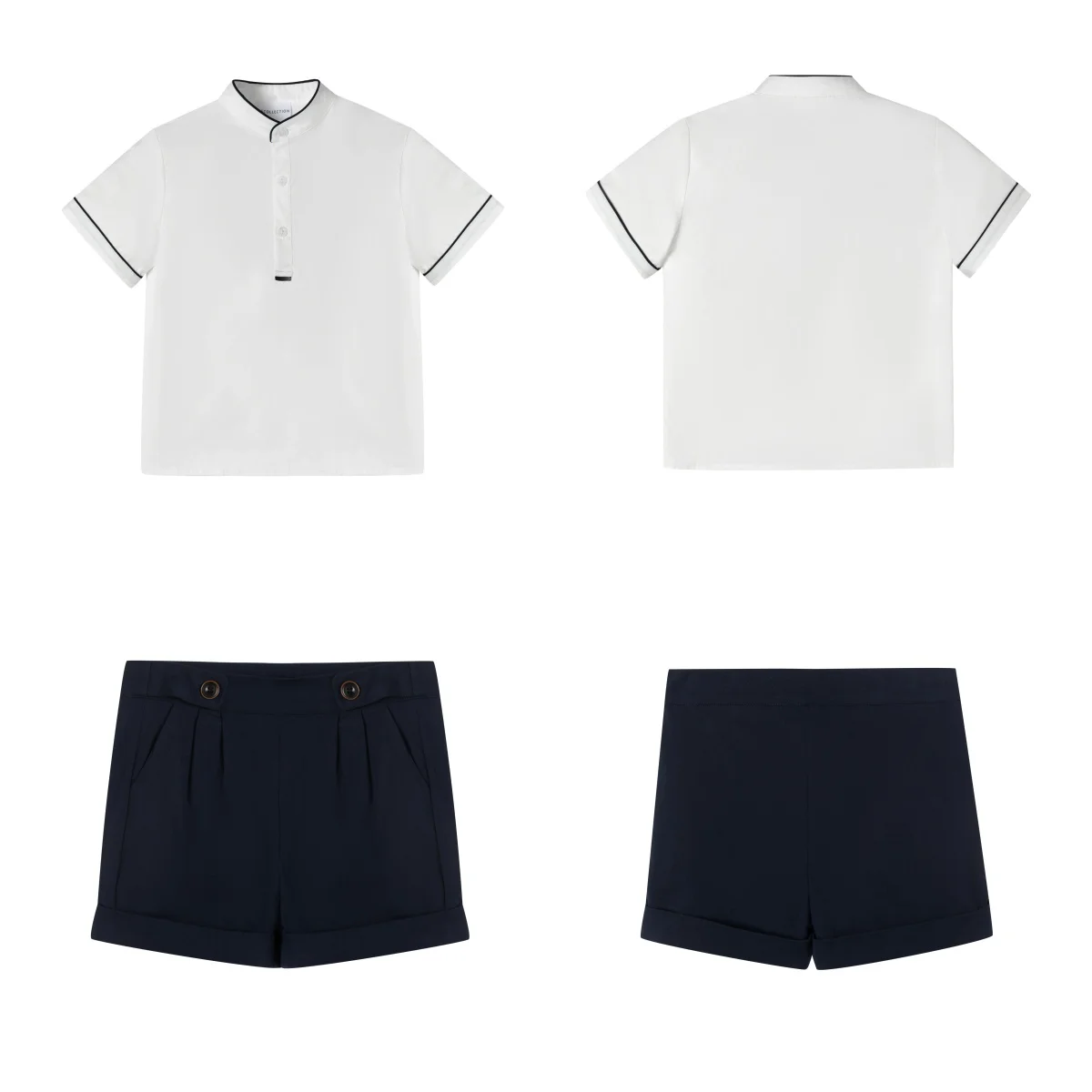 AS 2026SS Boutique Eden Collection Girls Floral Smocked Dresses Skirts Boys White Shirt Navy Shorts