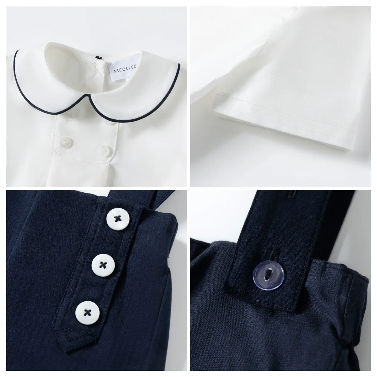 AS 2026SS Boutique Eden Collection Girls Floral Smocked Dresses Skirts Boys White Shirt Navy Shorts