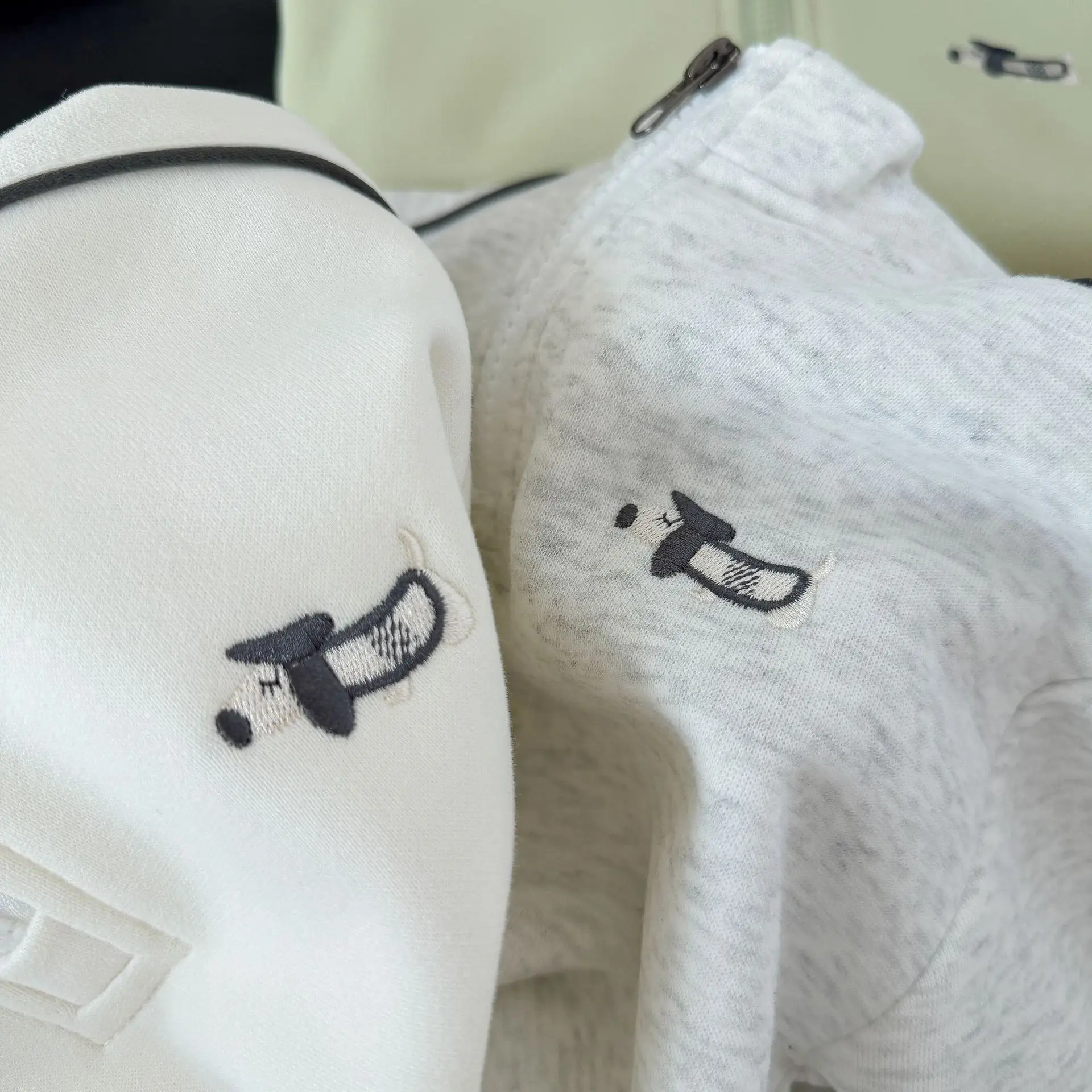 Children's Clothing Sweatshirt Sets 2026 New Autumn Boys Girls Long Sleeves Half Zipper Tops+Pants 2PCS Kids Tracksuit 1-14Years