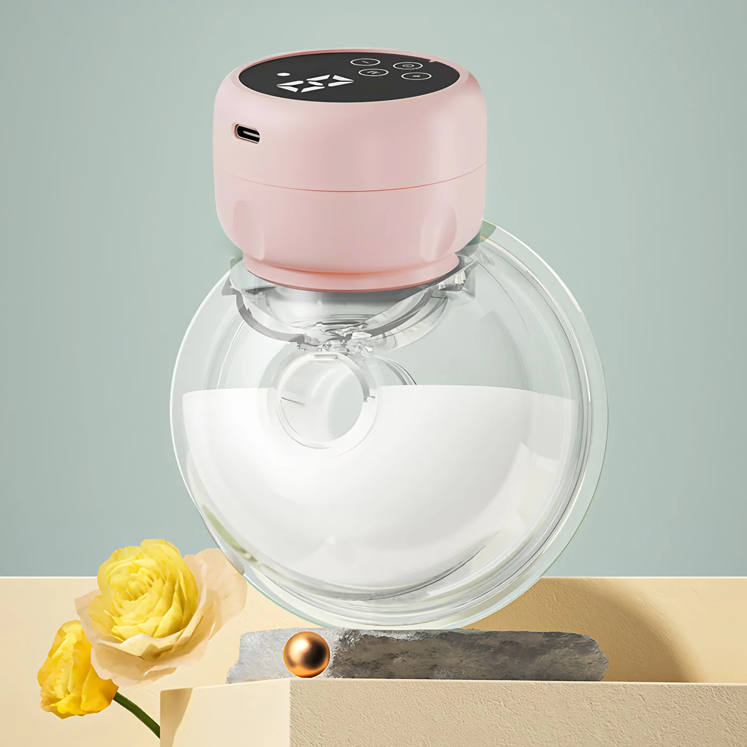 USB Wearable Breast Pump Breast Milk Milking and Milking Machine Mother&Baby Supplies Breast Pump Electric Automatic Breast Pump