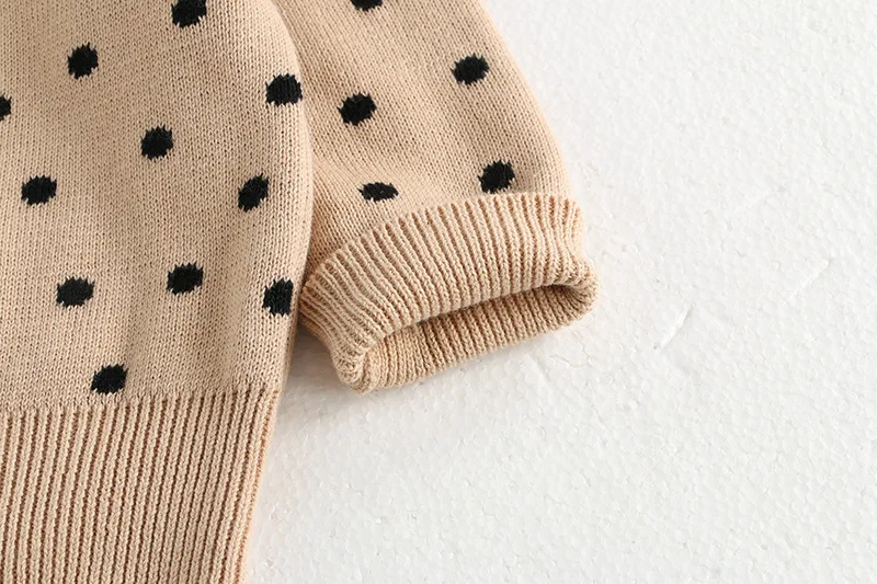 Classic Spring Baby Sweatshirt with Shoulder Buckle 0-3Y Toddler Stripe Knitted Pullover Girls and Boys Loose Base Tops Sweater