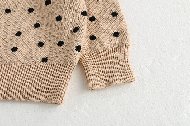 Classic Spring Baby Sweatshirt with Shoulder Buckle 0-3Y Toddler Stripe Knitted Pullover Girls and Boys Loose Base Tops Sweater
