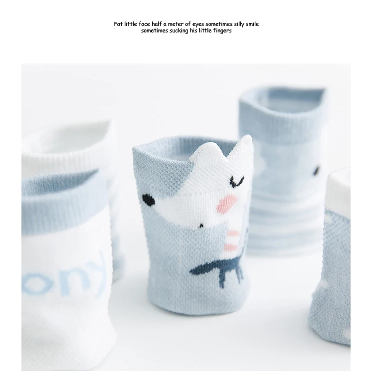 30Pairs/lot 0-2Y Infant Baby Socks for Girls Cotton Mesh Cute Newborn Boy Toddler Socks Baby Clothes Accessories