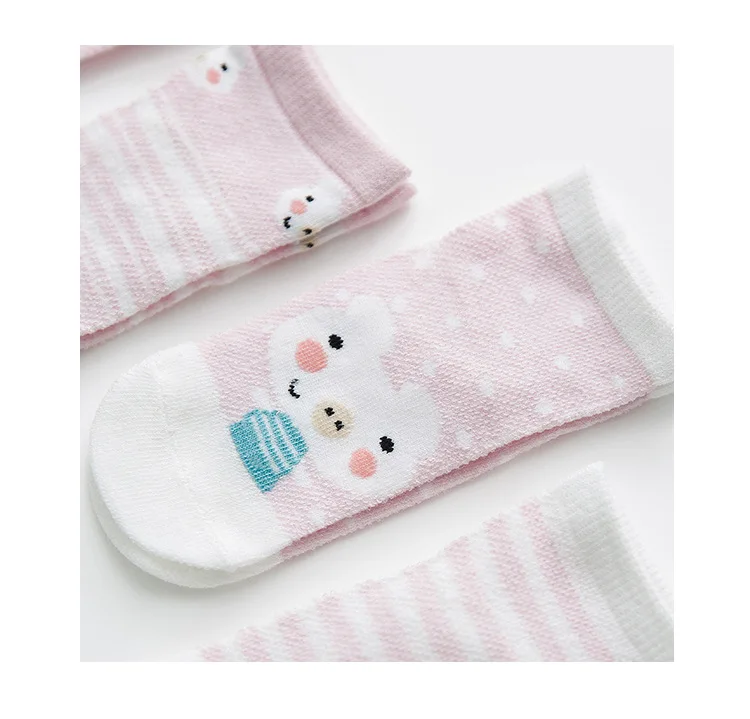 30Pairs/lot 0-2Y Infant Baby Socks for Girls Cotton Mesh Cute Newborn Boy Toddler Socks Baby Clothes Accessories