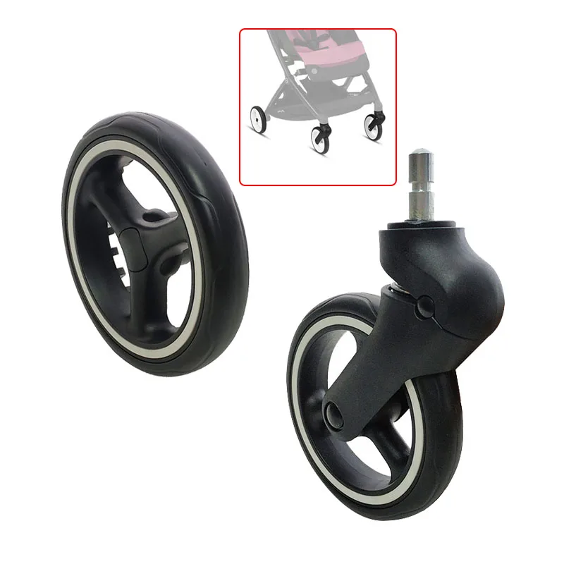 Stroller Wheel For Cybex Libelle GB Pockit +All City Pushchair Front Or Back One Rear Wheel Tire Baby Buggy Replace Accessories