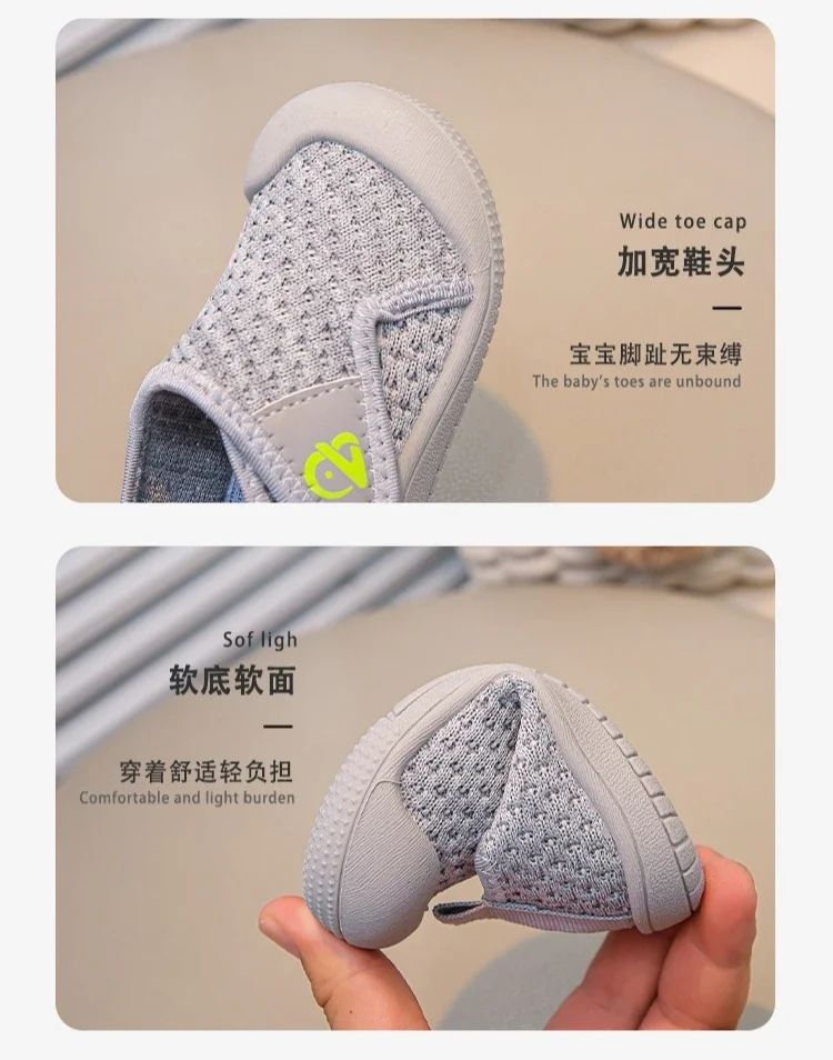Children's Casual Shoes 2025 Summer New Girls' Baby Soft-soled Sandals Breathable Boys' Barefoot Beach Shoe Zapatos De Niña
