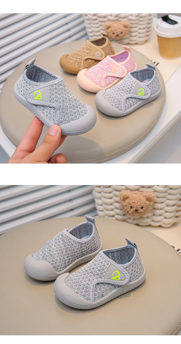 Children's Casual Shoes 2025 Summer New Girls' Baby Soft-soled Sandals Breathable Boys' Barefoot Beach Shoe Zapatos De Niña