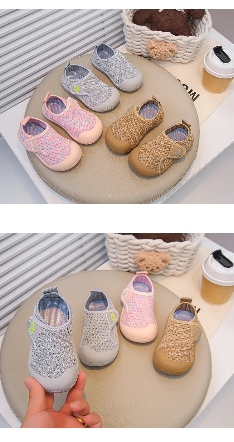 Children's Casual Shoes 2025 Summer New Girls' Baby Soft-soled Sandals Breathable Boys' Barefoot Beach Shoe Zapatos De Niña