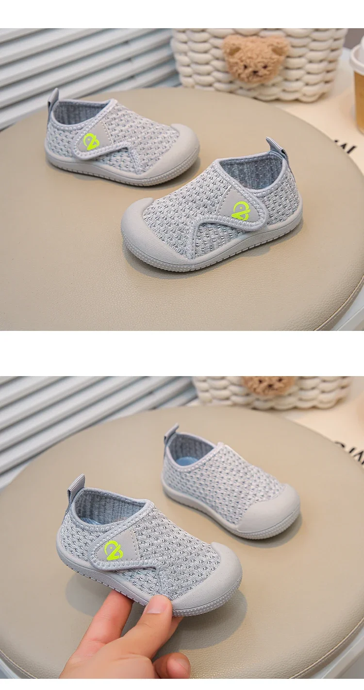 Children's Casual Shoes 2025 Summer New Girls' Baby Soft-soled Sandals Breathable Boys' Barefoot Beach Shoe Zapatos De Niña
