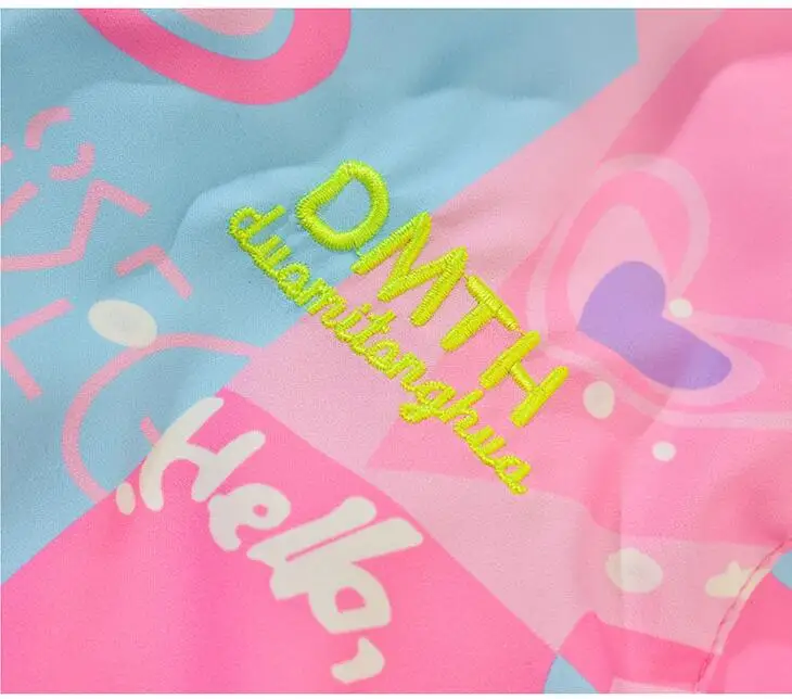 Korean Fashion Jacket For Girls Teenager Casual Gradient Hooded Coat Boys Blazer Spring Autumn Windproof Sweet Coats Windbreaker