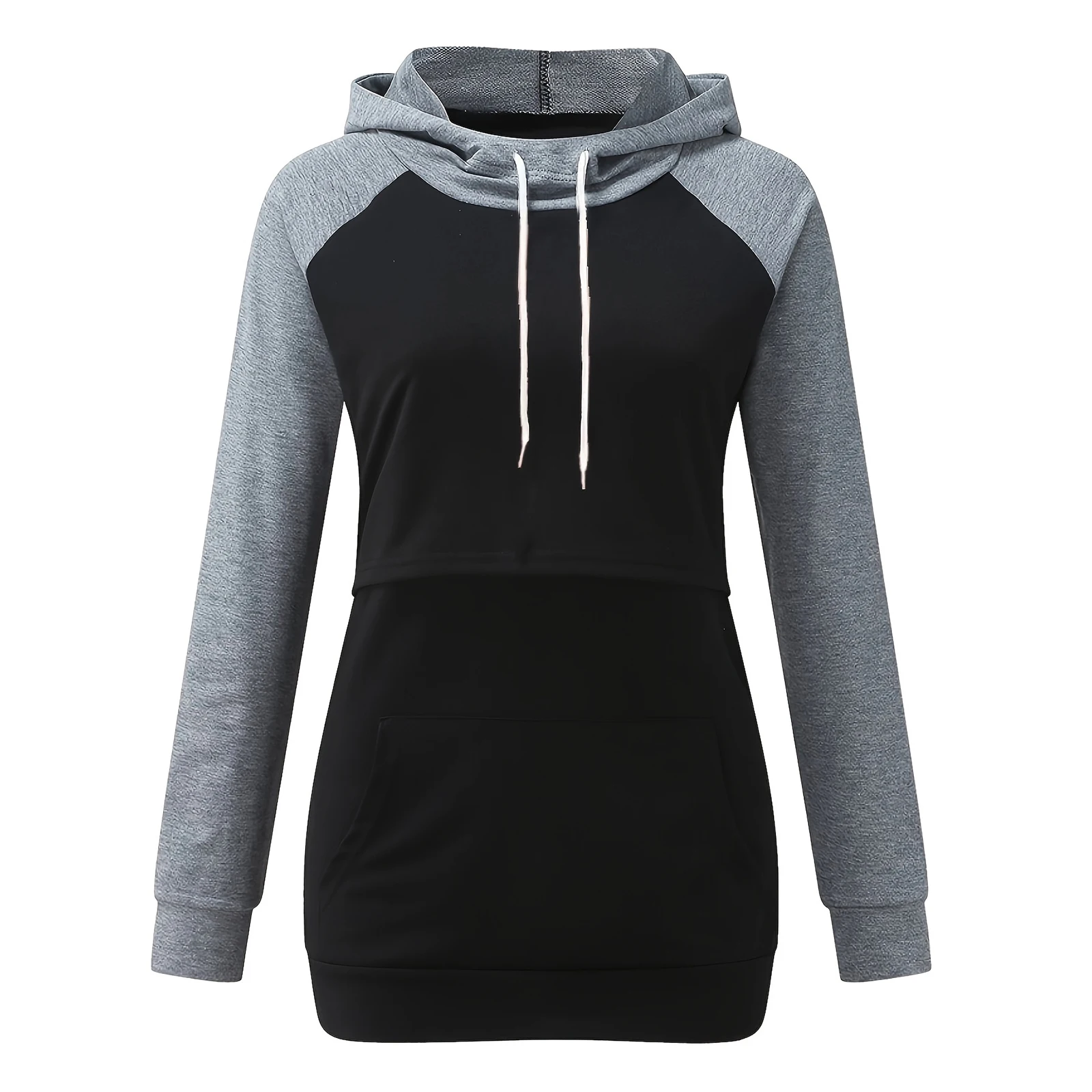 Womens Maternity Nursing Hoodie Sweatshirt Hoodies Long Sleeve Breastfeeding Pregnancy Top Kangaroo Pocket Clothes