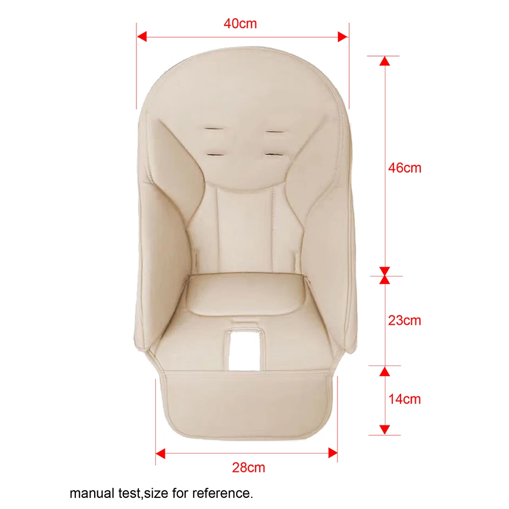 Baby Dinner Chair Seat Cushion For Prima Pappa Zero3 Peg Perego Siesta Aag Pouch 06 Highchair PU Leather Cover Bebe Accessories