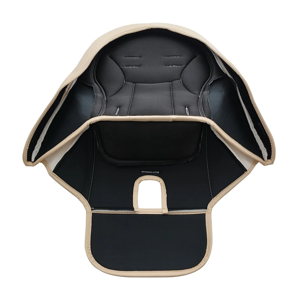 Baby Dinner Chair Seat Cushion For Prima Pappa Zero3 Peg Perego Siesta Aag Pouch 06 Highchair PU Leather Cover Bebe Accessories