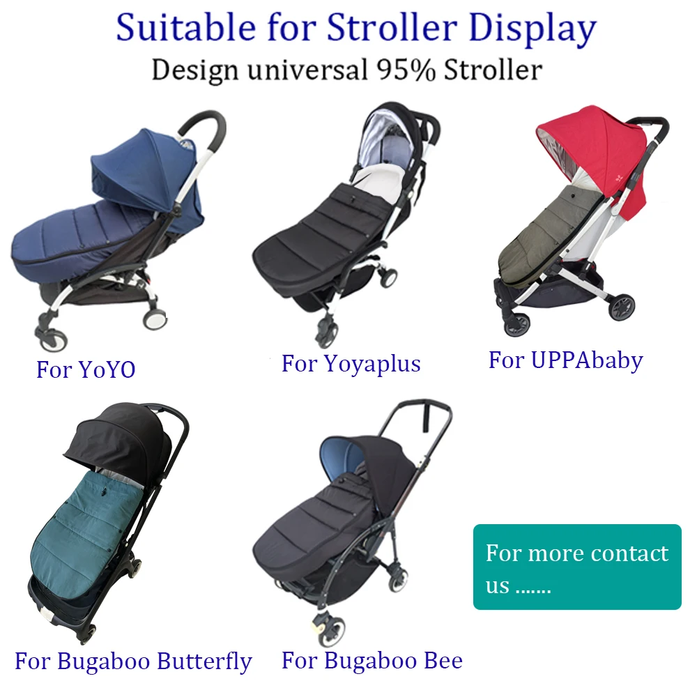 Universaln Stroller Footmuff Compatible with all YOYO Strollers and Bugaboo strollers - Windproof, Waterproof & Thermal Warm
