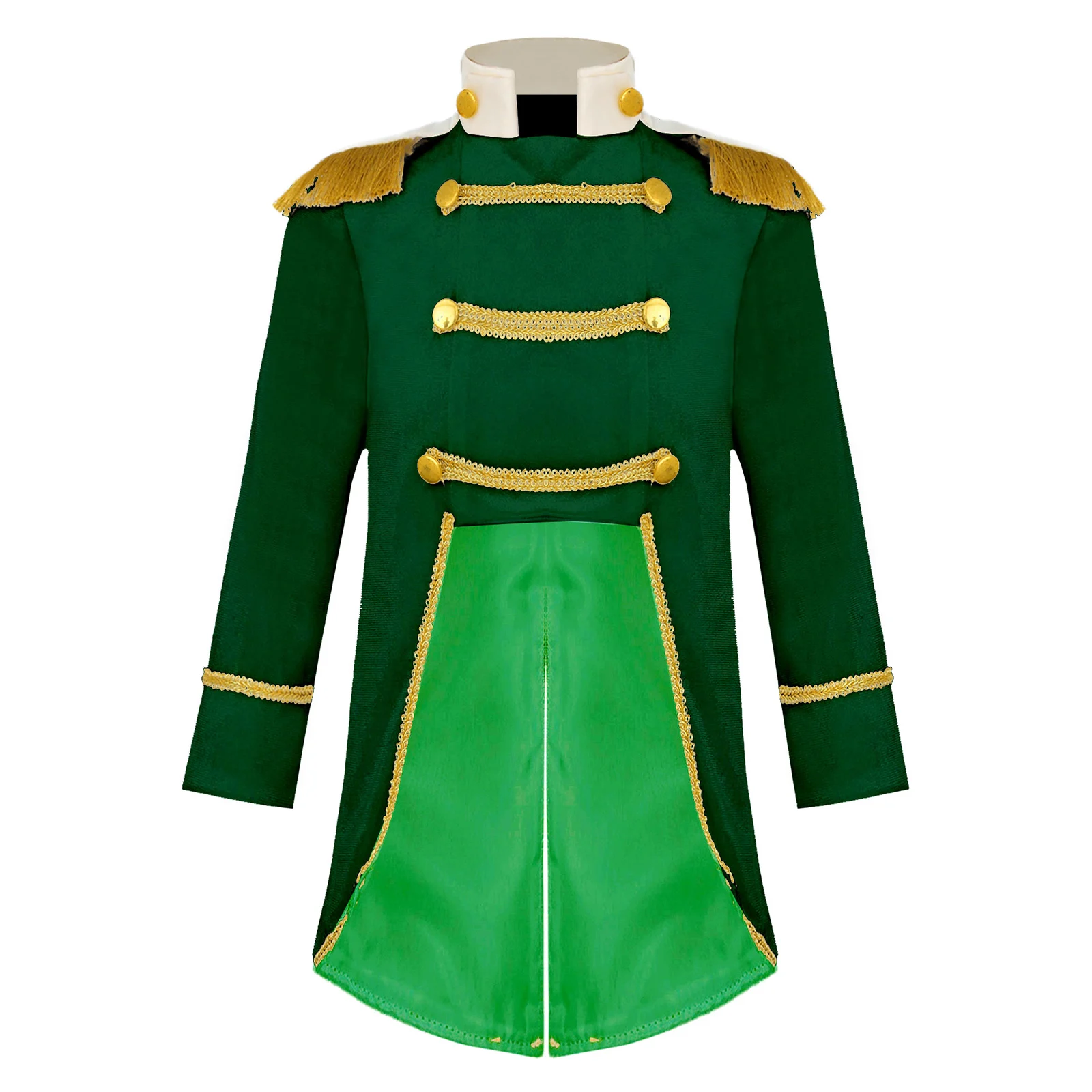 Baby Boys Long Sleeve Fringe Velvet Royal Prince Jacket Tailcoat Halloween King Knight Nobility Costume Photography Outerwear